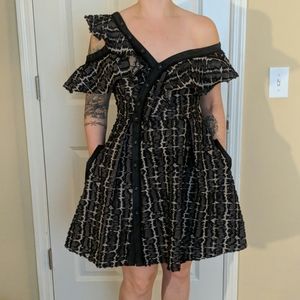 Self-Portrait asymmetrical cocktail dress